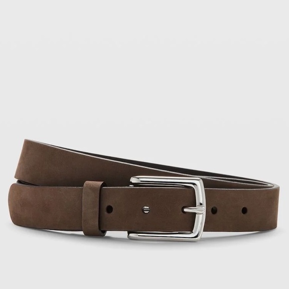 Laird Suede Belt - Brand New - NEVER WORN - Olive - Picture 1 of 1